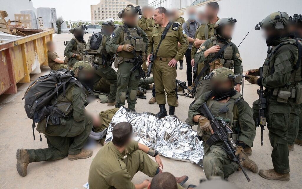 IDF Chief of Staff Lt. Gen. Eyal Zamir is seen with troops of the Israeli Air Force's Shaldag Unit during a drill on the Jordan border, May 15, 2026. (Israel Defense Forces)