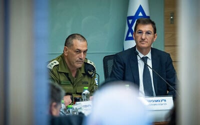 IDF Chief of Staff Eyal Zamir attending a Foreign Affairs and Defense Committee meeting at the Knesset, in Jerusalem, May 10, 2026. (Yonatan Sindel/Flash90) IDF Chief of Staff Eyal Zamir attending a Foreign Affairs and Defense Committee meeting at the Knesset, in Jerusalem, May 10, 2026. (Yonatan Sindel/Flash90)