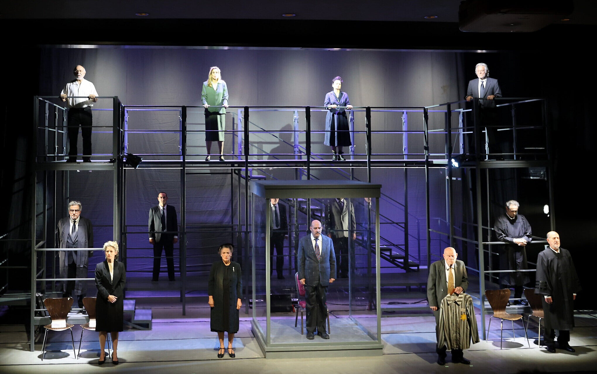 New drama ‘The Eichmann Trial’ at Jerusalem’s Beit Ha’am takes same stage as actual trial