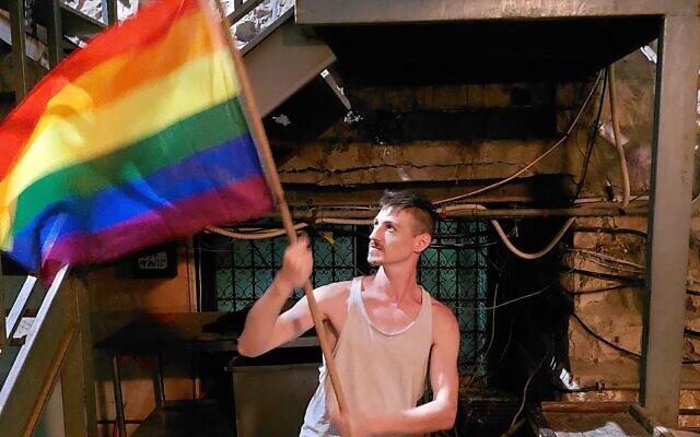 At the entrance to Video Pub, Jerusalem's gay bar that will close its doors at the end of June 2026.(Courtesy) At the entrance to Video Pub, Jerusalem's gay bar that will close its doors at the end of June 2026.(Courtesy)