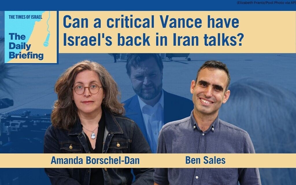 Daily Briefing June 21 – Can a critical Vance have Israel’s back in Iran talks?
