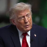 US President Donald Trump in an interview with NBC's 'Meet the Press,' aired on June 7, 2026. (NBC screenshot)