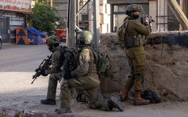 IDF reservists operate in the West Bank, in a handout photo published by the military on June 9, 2026. (Israel Defense Forces) IDF reservists operate in the West Bank, in a handout photo published by the military on June 9, 2026. (Israel Defense Forces)
