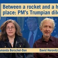 Editor David Horovitz joins host Amanda Borschel-Dan on today's Daily Briefing podcast. (ToI/AP)