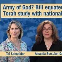 Political correspondent Tal Schneider joins host Amanda Borschel-Dan on today's Daily Briefing podcast. (ToI/AP)