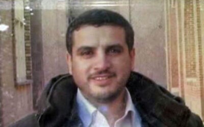Top Hezbollah official Ali Mussa Daqduq, in an undated photogoraph released in 2019. (Israel Defense Forces) Top Hezbollah official Ali Mussa Daqduq, in an undated photogoraph released in 2019. (Israel Defense Forces)