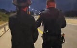 A Haredi protester being arrested in Beit Shemesh during protests at the police station on May 31, 2026. (Screentshot/X/ Yishai Cohen/Israel Police)