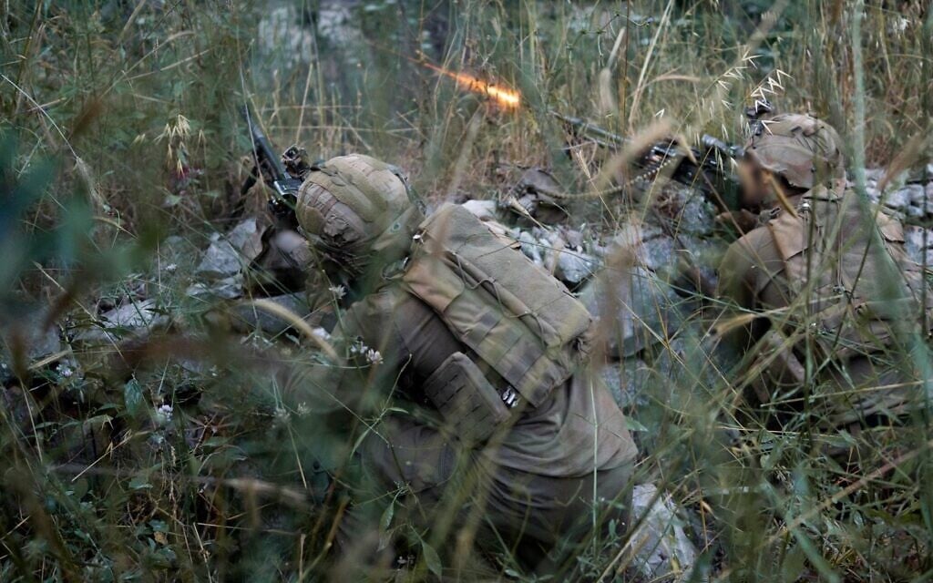 Troops of the Maglan Commando Unit operate near the Beaufort Castle in southern Lebanon, in a handout photo published by the IDF on June 7, 2026. (Israel Defense Forces)