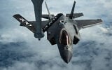 Illustrative: A US Air Force F-35 Lightning II assigned to the 48th Fighter Wing, approaches a KC-135 Stratotanker during a refueling mission over Sweden, June 10, 2026. (US Air Force)