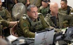 IDF Chief of Staff Lt. Gen. Eyal Zamir meets with officers in southern Lebanon, June 21, 2026. (Israel Defense Forces)