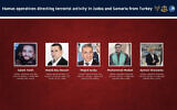 Turkey-based Hamas operatives revealed by the Shin Bet on June 21, 2026. (Shin Bet)