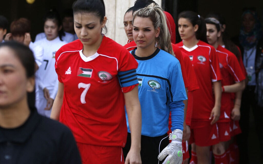 Detention extended for Palestinian women’s soccer player arrested for ‘throwing objects’