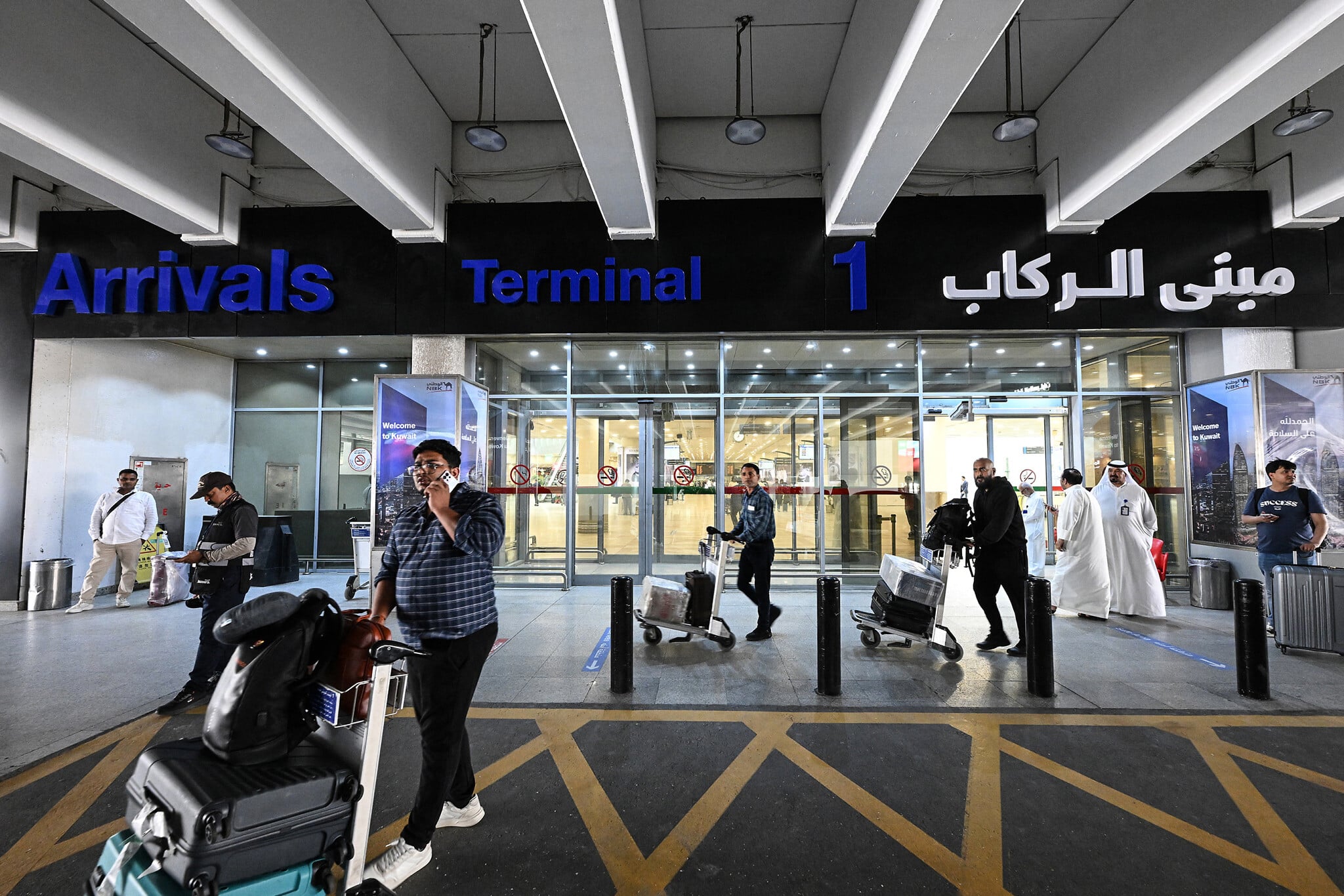 1 killed in Iranian drone attack on Kuwaiti airport; flights suspended