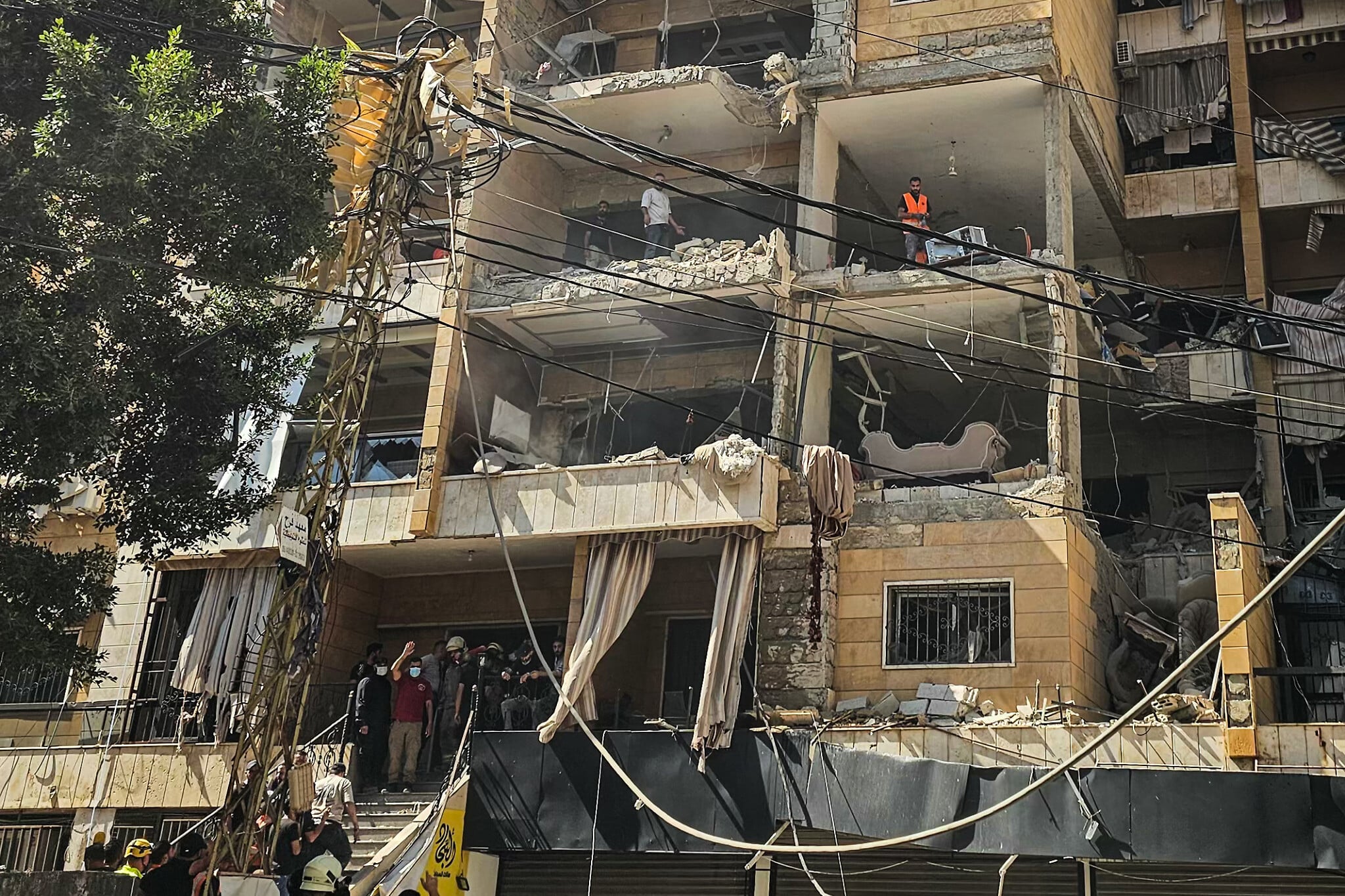 IDF strikes Beirut's Dahiyeh after Hezbollah fires rockets at northern Israel