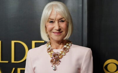 Helen Mirren arrives at the Golden Globes Golden Eve on January 6, 2026, at The Beverly Hilton Hotel, in Beverly Hills, Calif. (Jordan Strauss/Invision/AP)
