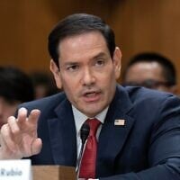 US Secretary of State Marco Rubio testifies before the Senate Foreign Relations Committee on Capitol Hill, Tuesday, June 2, 2026, in Washington. (AP Photo/Jose Luis Magana)