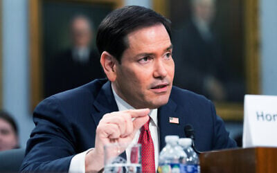 US Secretary of State Marco Rubio testifies before the House Appropriations Committee, June 2, 2026 in Washington. (AP Photo/Allison Robbert)