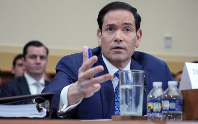 US Secretary of State Marco Rubio speaks during a hearing of the House Committee on Foreign Affairs on Capitol Hill in Washington on June 3, 2026. (AP Photo/Mariam Zuhaib) US Secretary of State Marco Rubio speaks during a hearing of the House Committee on Foreign Affairs on Capitol Hill in Washington on June 3, 2026. (AP Photo/Mariam Zuhaib)