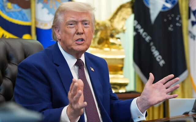 US President Donald Trump speaks in the Oval Office of the White House, Wednesday, June 3, 2026, in Washington. (AP Photo/Alex Brandon)