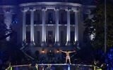 Diego Lopes celebrates during a featherweight bout against Steve Garcia during UFC Freedom 250 on the South Lawn of the White House, June 14, 2026, in Washington. (AP Photo/Mark Schiefelbein)
