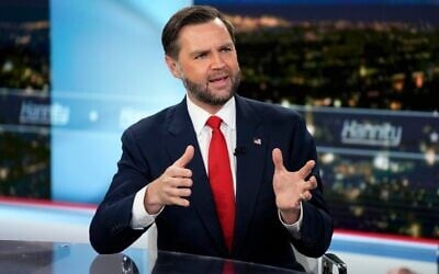 US Vice President JD Vance appears on 'Hannity' on June 15, 2026, in New York. (Charles Sykes/Invision/AP) US Vice President JD Vance appears on 'Hannity' on June 15, 2026, in New York. (Charles Sykes/Invision/AP)