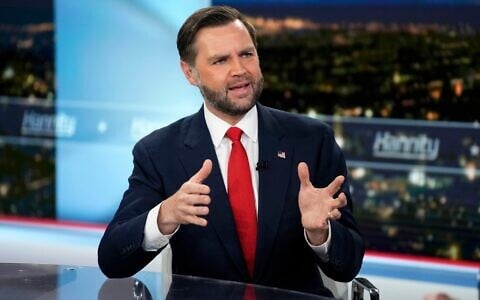 US Vice President JD Vance appears on 'Hannity' on June 15, 2026, in New York. (Charles Sykes/Invision/AP)