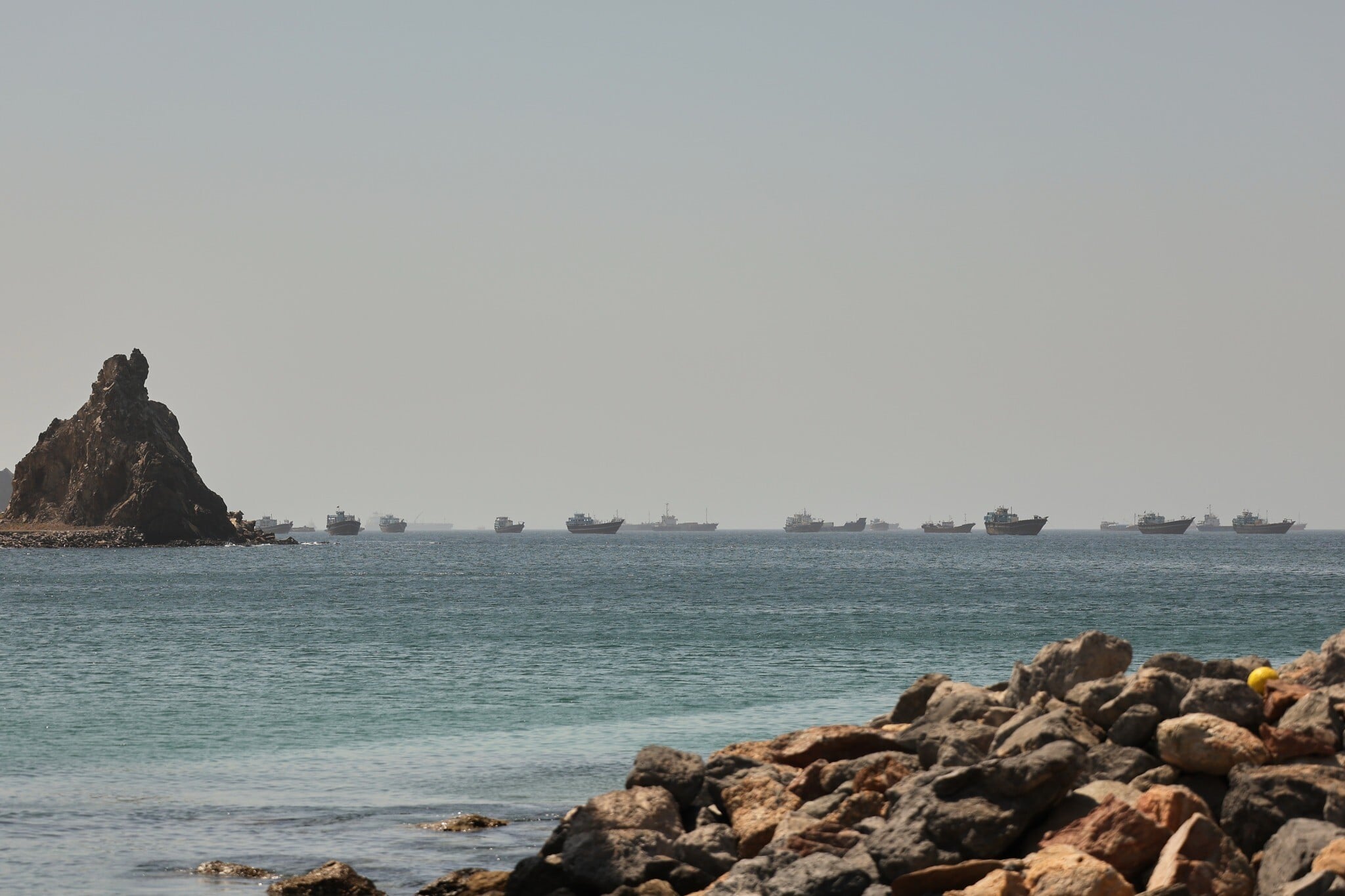 Traffic flows in Strait of Hormuz despite Iran's closure announcement | The Times of Israel
