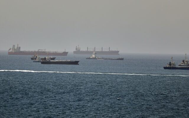 Tankers and cargo vessels are seen in the Gulf of Oman, along shipping routes linking the Strait of Hormuz and the Arabian Sea, June 16, 2026. (AP Photo) Tankers and cargo vessels are seen in the Gulf of Oman, along shipping routes linking the Strait of Hormuz and the Arabian Sea, June 16, 2026. (AP Photo)