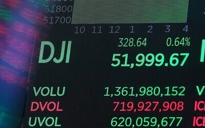 A board above the trading floor of the New York Stock Exchange displays the closing number for the Dow Jones industrial average, June 16, 2026. (AP Photo/Richard Drew) A board above the trading floor of the New York Stock Exchange displays the closing number for the Dow Jones industrial average, June 16, 2026. (AP Photo/Richard Drew)