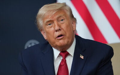 US President Donald Trump on the sidelines of the G7 summit, June 17, 2026, in Evian-les-Bains, France. (AP Photo/Julia Demaree Nikhinson) US President Donald Trump on the sidelines of the G7 summit, June 17, 2026, in Evian-les-Bains, France. (AP Photo/Julia Demaree Nikhinson)