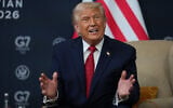 US President Donald Trump meets with Egypt's President Abdel-Fattah el-Sissi (not seen) on the sidelines of the G7 summit, in Evian-les-Bains, France, June 17, 2026. (Julia Demaree Nikhinson/AP)