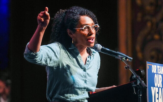 Democratic congressional candidate Darializa Avila Chevalier speaks during a Get Out The Vote rally ahead of New York's primary election, Thursday, June 18, 2026, in the Brooklyn borough of New York. (AP Photo/Ryan Murphy) Democratic congressional candidate Darializa Avila Chevalier speaks during a Get Out The Vote rally ahead of New York's primary election, Thursday, June 18, 2026, in the Brooklyn borough of New York. (AP Photo/Ryan Murphy)