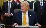 US President Donald Trump speaks in the Oval Office of the White House during an executive order signing about quantum computing, June 22, 2026, in Washington. (AP Photo/Jacquelyn Martin)