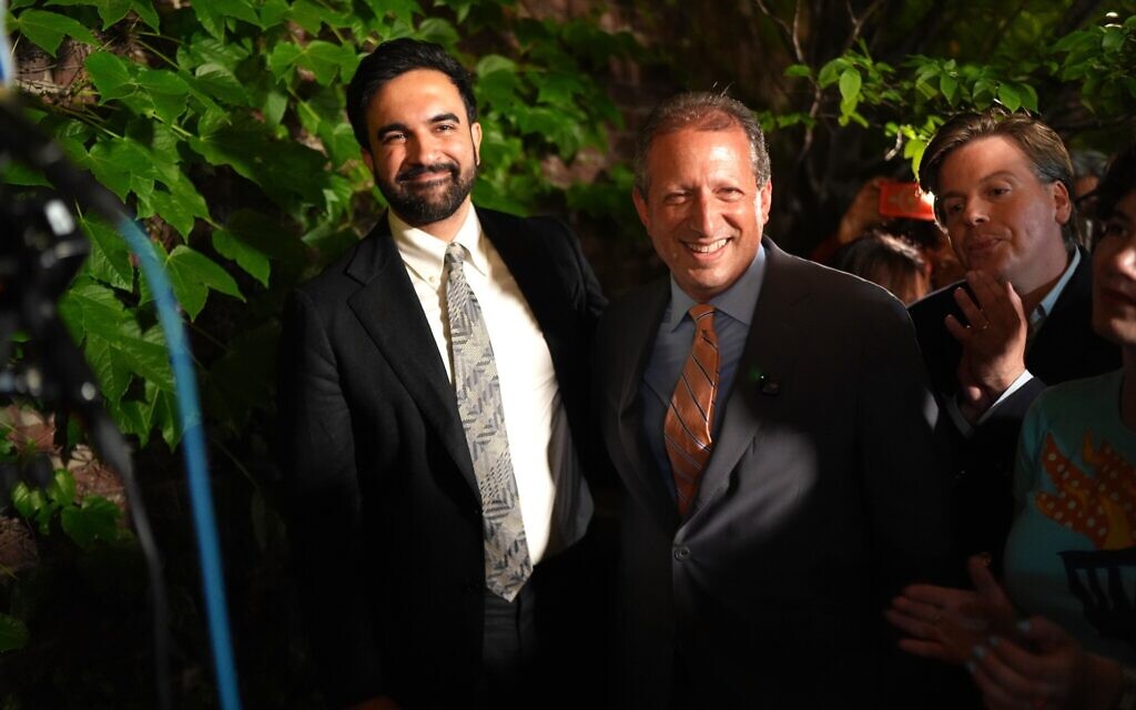 Democratic congressional candidate Brad Lander arrives with New York City Mayor Zohran Mamdani for an election night watch party in New York on June 23, 2026. (AP Photo/Ryan Murphy) Democratic congressional candidate Brad Lander arrives with New York City Mayor Zohran Mamdani for an election night watch party in New York on June 23, 2026. (AP Photo/Ryan Murphy)