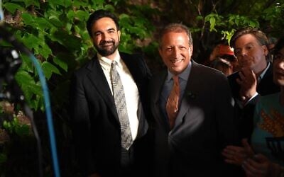 Democratic congressional candidate Brad Lander arrives with New York City Mayor Zohran Mamdani for an election night watch party in New York on June 23, 2026. (AP Photo/Ryan Murphy) Democratic congressional candidate Brad Lander arrives with New York City Mayor Zohran Mamdani for an election night watch party in New York on June 23, 2026. (AP Photo/Ryan Murphy)