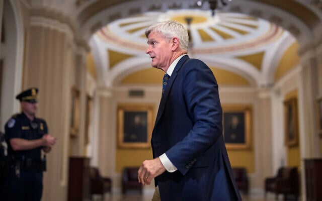US Senator Bill Cassidy, a Republican from Louisiana, leaves a closed-door meeting with President Donald Trump and Republican senators at the Capitol in Washington, June 24, 2026. (AP Photo/J. Scott Applewhite) US Senator Bill Cassidy, a Republican from Louisiana, leaves a closed-door meeting with President Donald Trump and Republican senators at the Capitol in Washington, June 24, 2026. (AP Photo/J. Scott Applewhite)