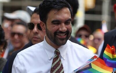 New York City Mayor Zohran Mamdani partakes in the NYC Pride March, June 28, 2026 in New York. (AP/Pamela Smith) New York City Mayor Zohran Mamdani partakes in the NYC Pride March, June 28, 2026 in New York. (AP/Pamela Smith)