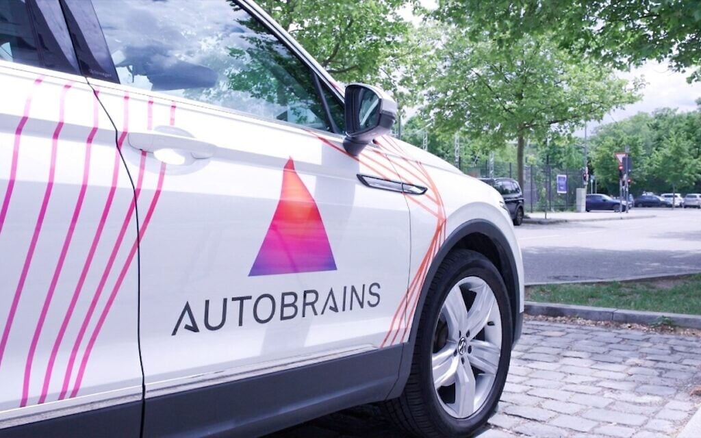 Israeli startup Autobrains' agentic  AI system for autonomous driving is tested on a vehicle in Munich, Germany. (Courtesy)