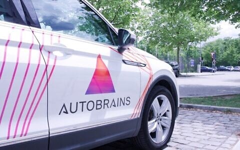 Israeli startup Autobrains' agentic  AI system for autonomous driving is tested on a vehicle in Munich, Germany. (Courtesy)