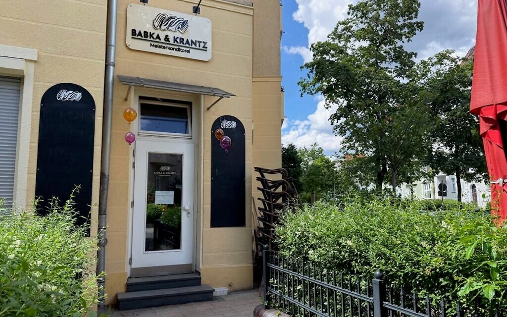 Babka & Krantz, a Berlin Jewish bakery, closed citing harassment as well as economic pressure, as seen in June 2026. (Toby Axelrod via JTA)