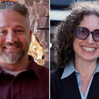 Public Defender Eli Northrup (left) and Rabbi Stephanie Ruskay (Photo by Joseph Strauss and courtesy photo via JTA)