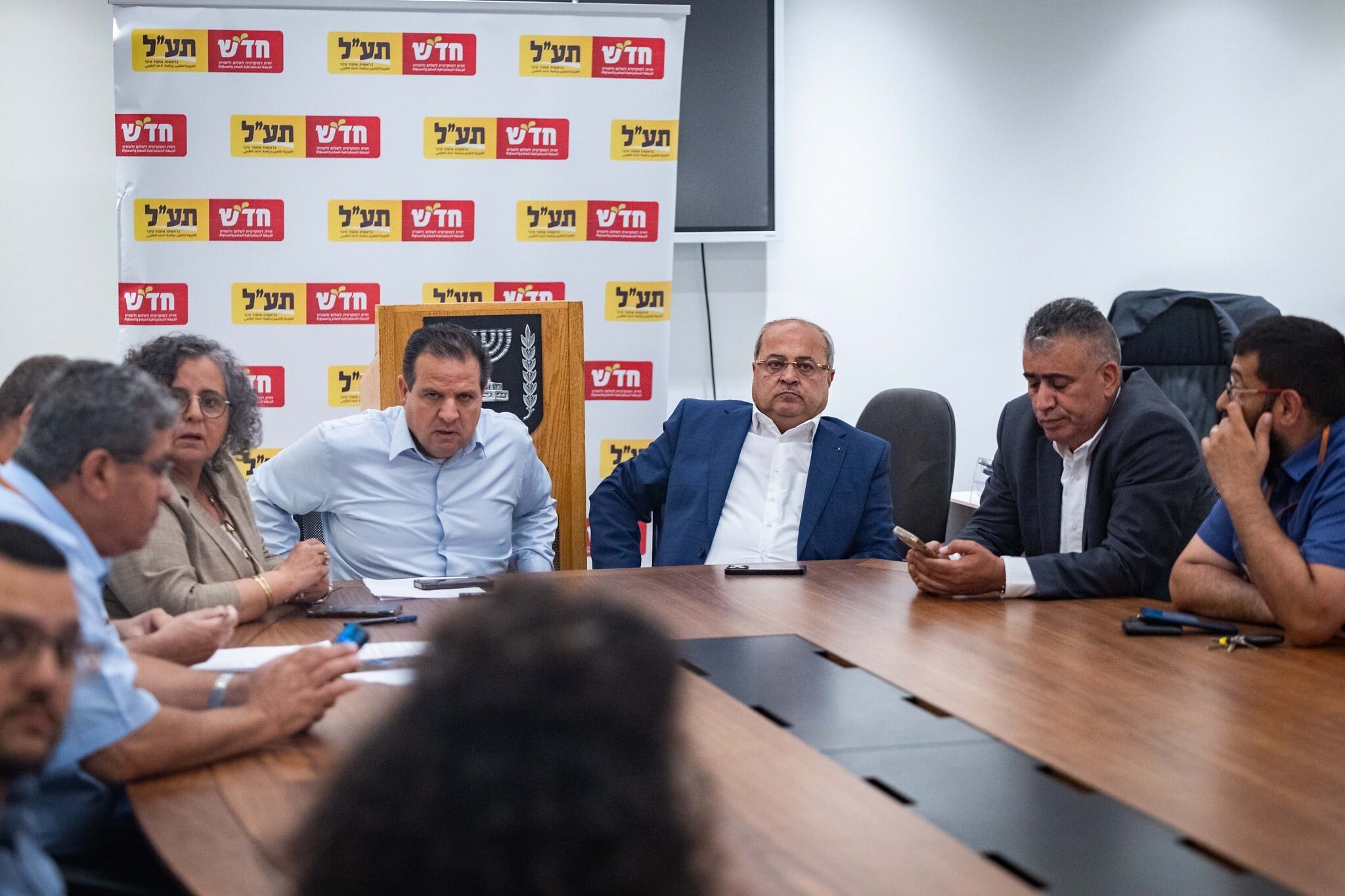 Arab parties Hadash, Ta'al, Balad announce joint electoral slate " without Ra'am