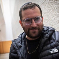 Jonatan Urich is seen at the Supreme Court in Jerusalem on March 30, 2026. (Yonatan Sindel/Flash90)
