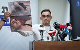 Former hostage Rom Braslavski attends a press conference in the Knesset, calling for the establishment of a state commission of inquiry into the events of October 7, May 11, 2026. (Yonatan Sindel/Flash90)