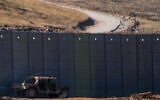 Israeli soldiers are seen along the border with Lebanon, June 8, 2026. (Ayal Margolin/Flash90)
