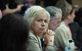 Attorney General Gali Baharav-Miara at a Knesset House committee meeting, Jerusalem, June 8, 2026. (Yonatan Sindel/Flash90)