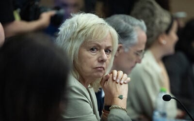 Attorney General Gali Baharav-Miara at a Knesset House committee meeting, Jerusalem, June 8, 2026. (Yonatan Sindel/Flash90) Attorney General Gali Baharav-Miara at a Knesset House committee meeting, Jerusalem, June 8, 2026. (Yonatan Sindel/Flash90)