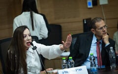 MK Tally Gotliv at a Knesset House Committee session, Jerusalem, June 15, 2026. (Yonatan Sindel/Flash90)