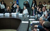 The Knesset House Committee votes to grant immunity from criminal prosecution to Likud MK Tally Gotliv, Jerusalem, June 15, 2026. (Yonatan Sindel/ Flash90)