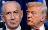 (L) Prime Minister Benjamin Netanyahu and US President Donald Trump during a news conference at Mar-a-Lago, December 29, 2025, in Palm Beach, Florida. (AP Photo/Alex Brandon)